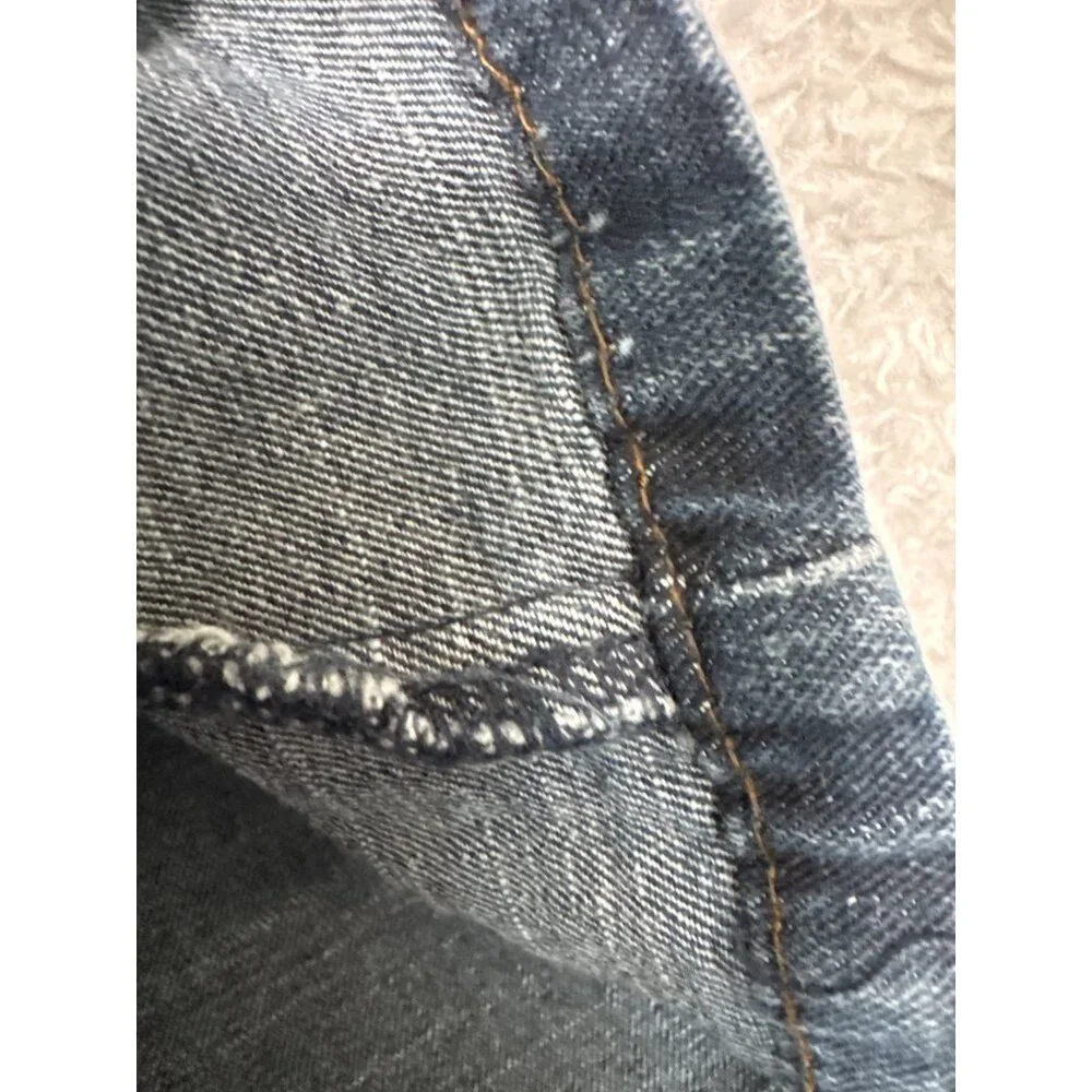 Urban Star Mens 34 Straight Leg Denim Jeans Dark Wash Outdoors Heavy Work - Picture 8 of 9